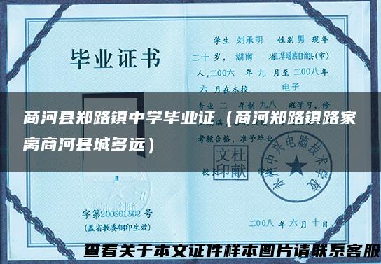 商河县郑路镇中学毕业证（商河郑路镇路家离商河县城多远）