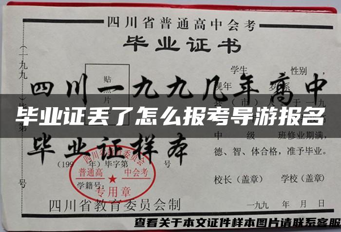 毕业证丢了怎么报考导游报名