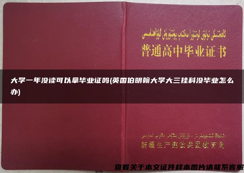 大学一年没读可以拿毕业证吗(英国伯明翰大学大三挂科没毕业怎么办)