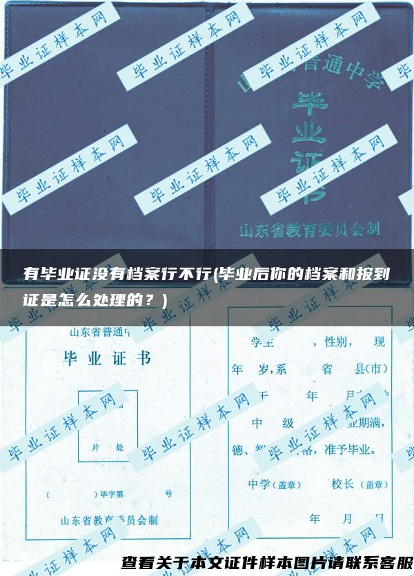 有毕业证没有档案行不行(毕业后你的档案和报到证是怎么处理的？)