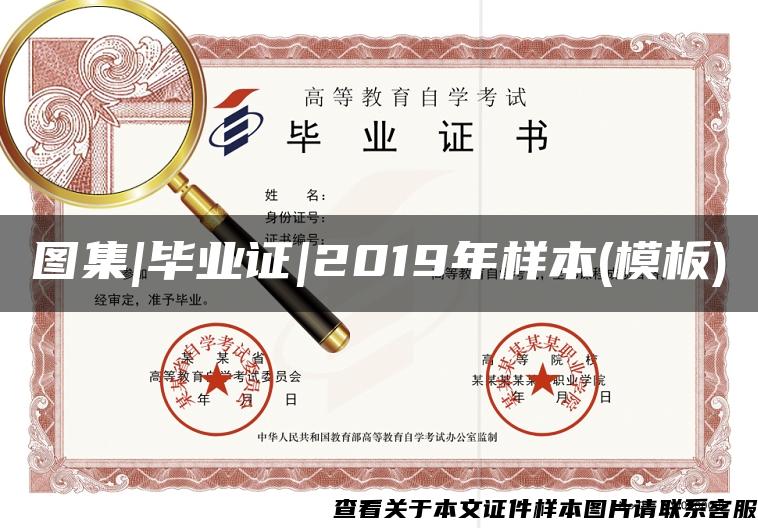 图集|毕业证|2019年样本(模板)