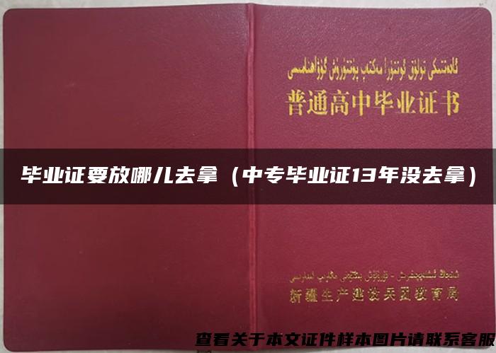 毕业证要放哪儿去拿（中专毕业证13年没去拿）