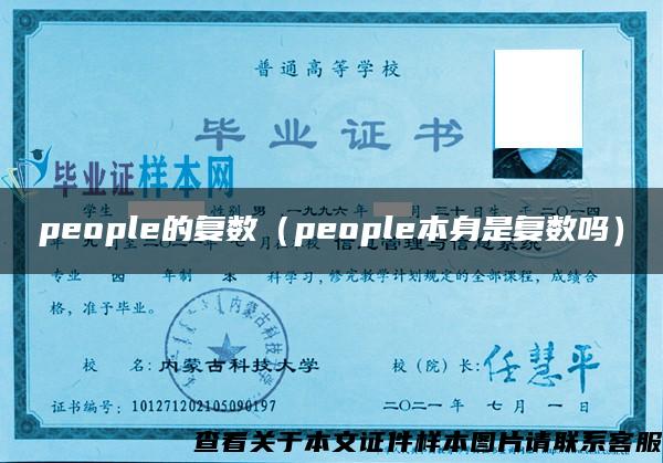 people的复数（people本身是复数吗）