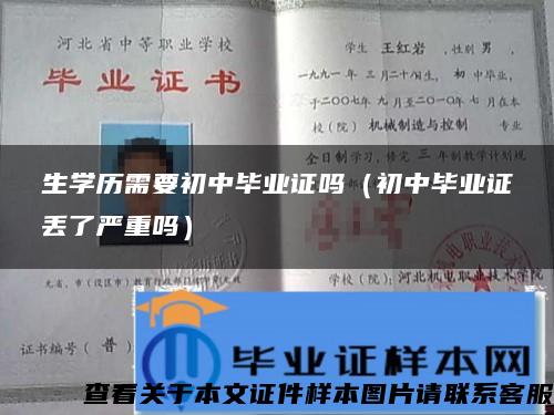 生学历需要初中毕业证吗（初中毕业证丢了严重吗）