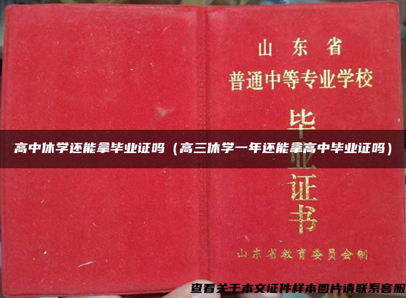 高中休学还能拿毕业证吗（高三休学一年还能拿高中毕业证吗）