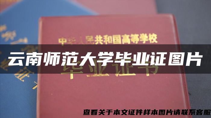 云南师范大学毕业证图片