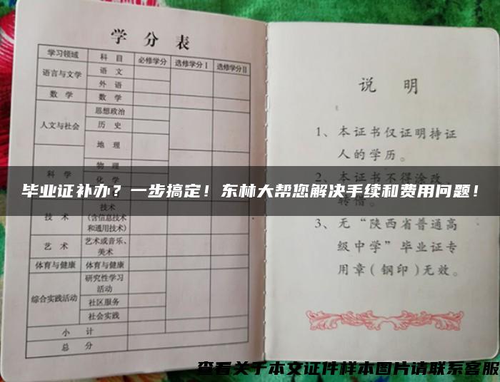 毕业证补办？一步搞定！东林大帮您解决手续和费用问题！