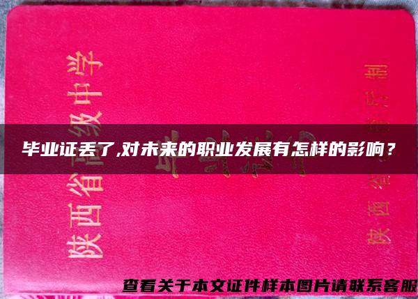 毕业证丢了,对未来的职业发展有怎样的影响？