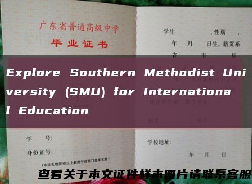 Explore Southern Methodist University (SMU) for International Education缩略图