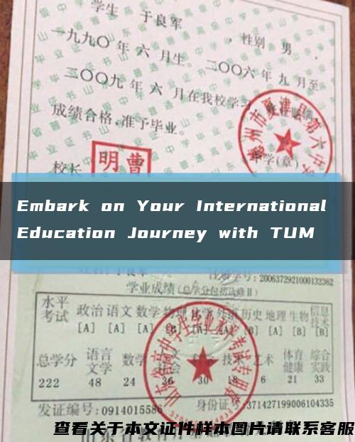 Embark on Your International Education Journey with TUM缩略图