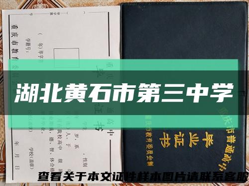 湖北黄石市第三中学缩略图