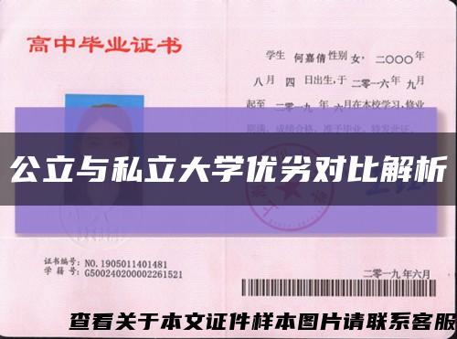 公立与私立大学优劣对比解析缩略图