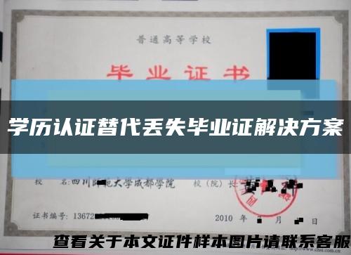 学历认证替代丢失毕业证解决方案缩略图