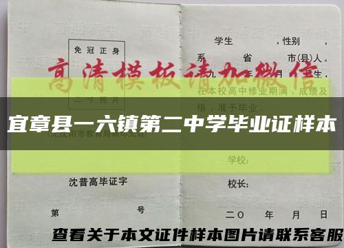 宜章县一六镇第二中学毕业证样本缩略图