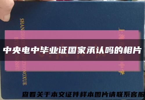 中央电中毕业证国家承认吗的相片缩略图