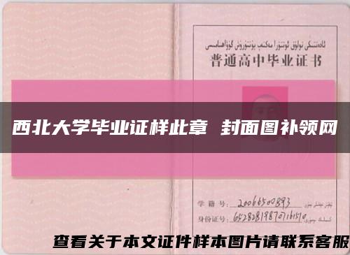 西北大学毕业证样此章 封面图补领网缩略图