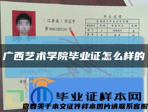 广西艺术学院毕业证怎么样的缩略图