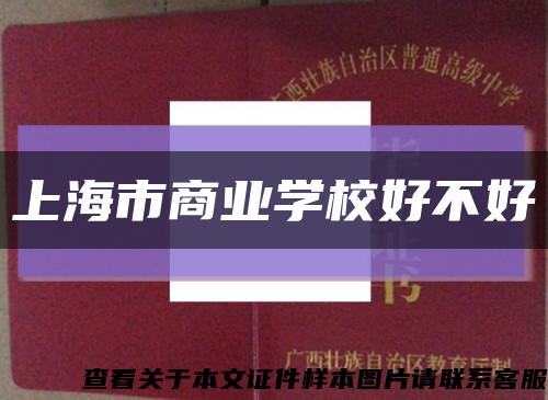 上海市商业学校好不好缩略图