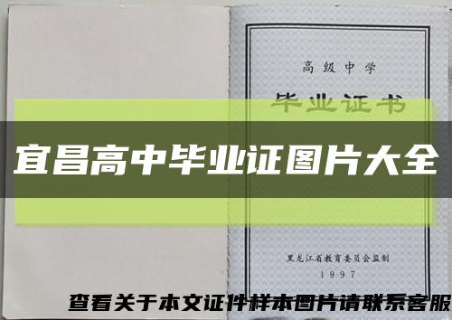 宜昌高中毕业证图片大全缩略图