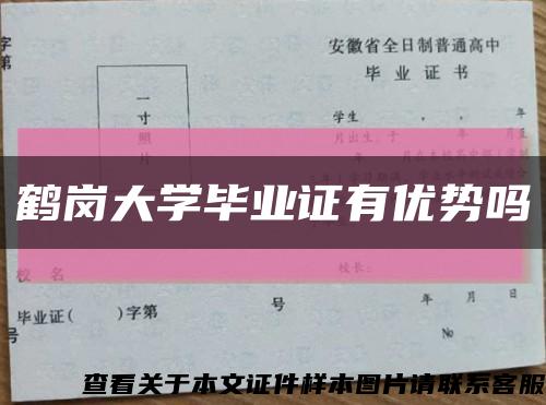 鹤岗大学毕业证有优势吗缩略图