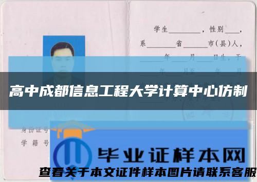 高中成都信息工程大学计算中心仿制缩略图