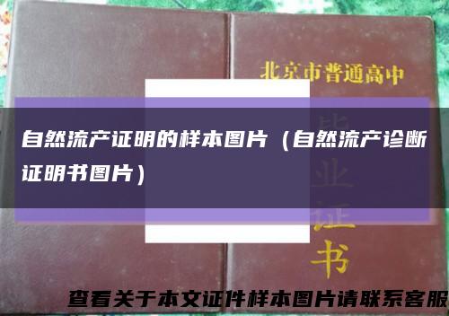 自然流产证明的样本图片（自然流产诊断证明书图片）缩略图