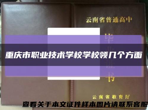 重庆市职业技术学校学校领几个方面缩略图