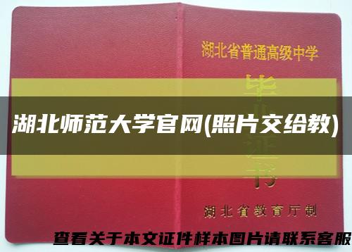 湖北师范大学官网(照片交给教)缩略图