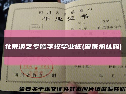 北京演艺专修学校毕业证(国家承认吗)缩略图