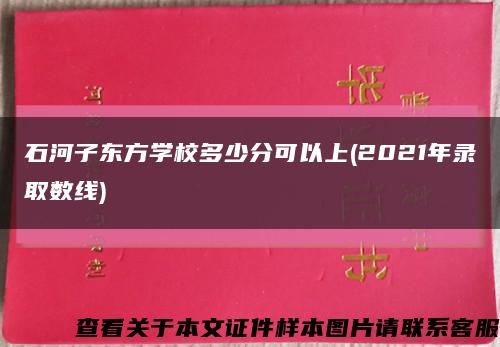 石河子东方学校多少分可以上(2021年录取数线)缩略图