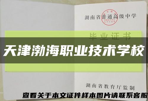 天津渤海职业技术学校缩略图