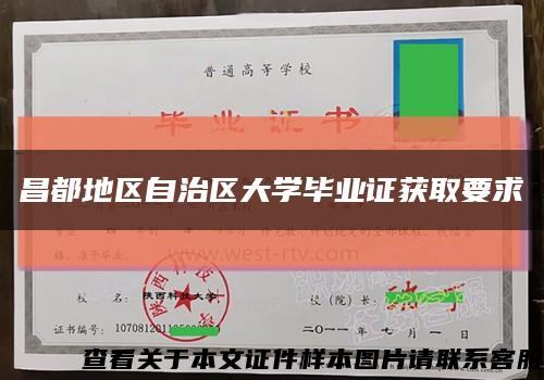 昌都地区自治区大学毕业证获取要求缩略图