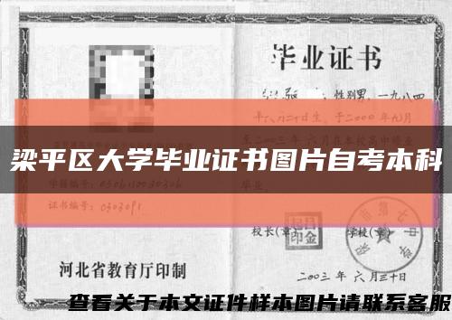 梁平区大学毕业证书图片自考本科缩略图