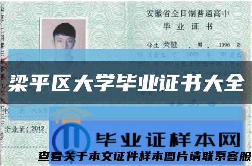 梁平区大学毕业证书大全缩略图