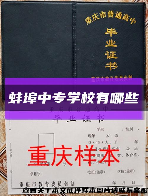 蚌埠中专学校有哪些缩略图