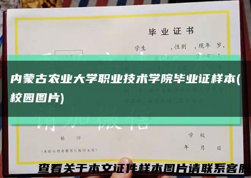 内蒙古农业大学职业技术学院毕业证样本(校园图片)缩略图