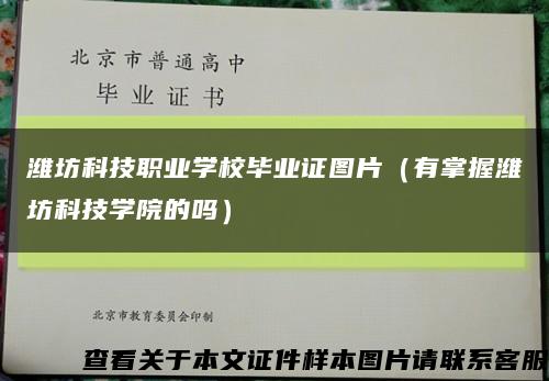 潍坊科技职业学校毕业证图片（有掌握潍坊科技学院的吗）缩略图