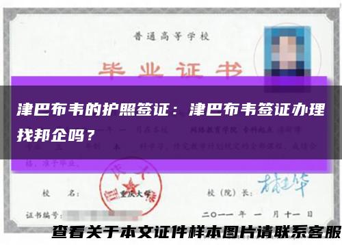 津巴布韦的护照签证：津巴布韦签证办理找邦企吗？缩略图