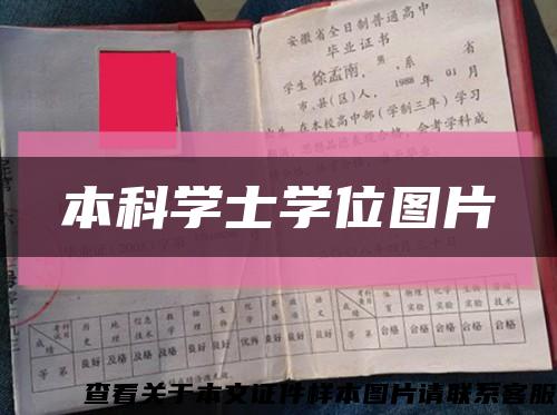 本科学士学位图片缩略图