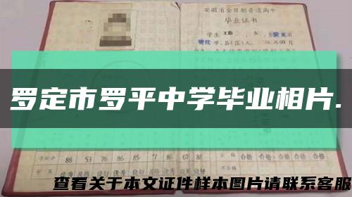 罗定市罗平中学毕业相片.缩略图