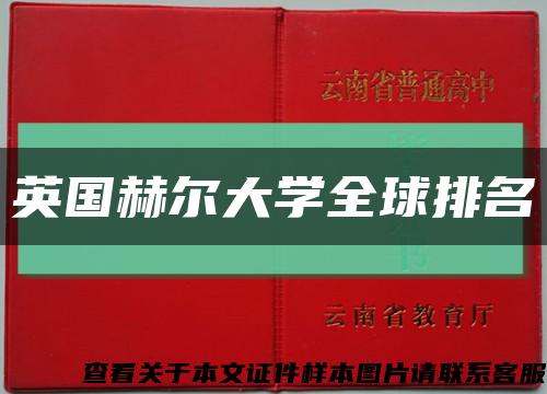 英国赫尔大学全球排名缩略图