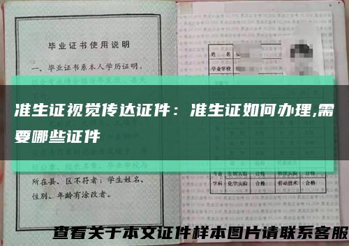 准生证视觉传达证件：准生证如何办理,需要哪些证件缩略图