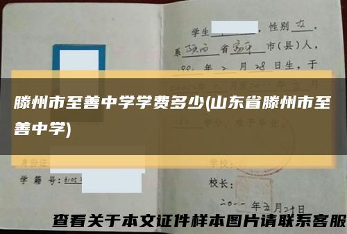 滕州市至善中学学费多少(山东省滕州市至善中学)缩略图