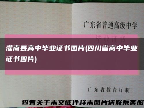 灌南县高中毕业证书图片(四川省高中毕业证书图片)缩略图