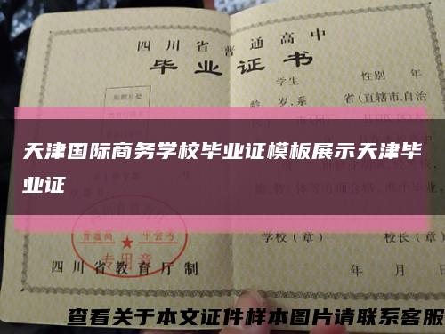 天津国际商务学校毕业证模板展示天津毕业证缩略图