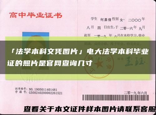 「法学本科文凭图片」电大法学本科毕业证的照片是官网查询几寸缩略图