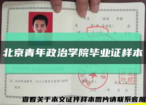 北京青年政治学院毕业证样本缩略图