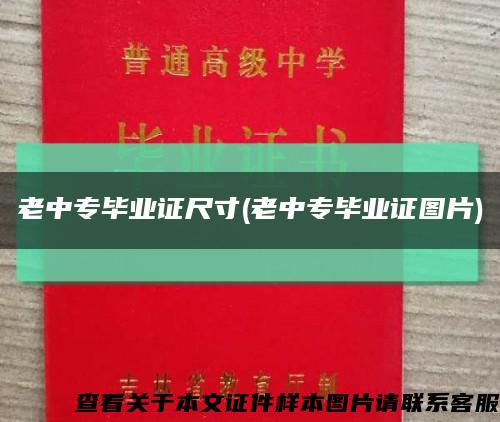 老中专毕业证尺寸(老中专毕业证图片)缩略图