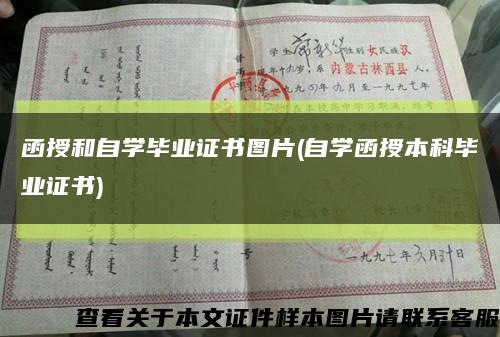 函授和自学毕业证书图片(自学函授本科毕业证书)缩略图