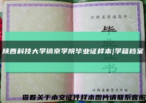 陕西科技大学镐京学院毕业证样本|学籍档案缩略图